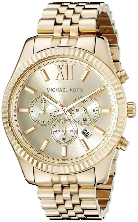 michael kors gold uhr men|michael kors gold tone watch.